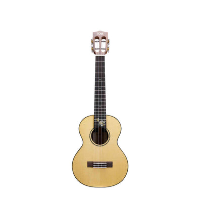 TOM S7E Tenor Ukelele met Massief Sparren Bovenblad en Massief Palissander Inclusief Koffer