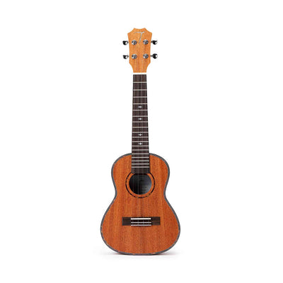 TOM 200 E Tenor Ukelele met Massief Mahonie en Pickup Inclusief Luxe Hoes