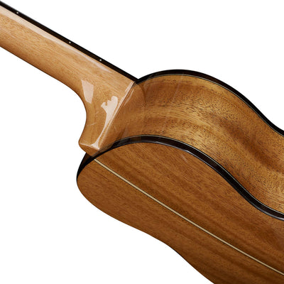 TOM 200 RM Tenor Ukelele met Massief Mahonie en Hoogglans Afwerking Inclusief Koffer