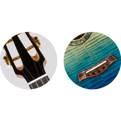 Flight A10FM A10 Volmassief Tenor Ukulele - Geflamde Esdoorn