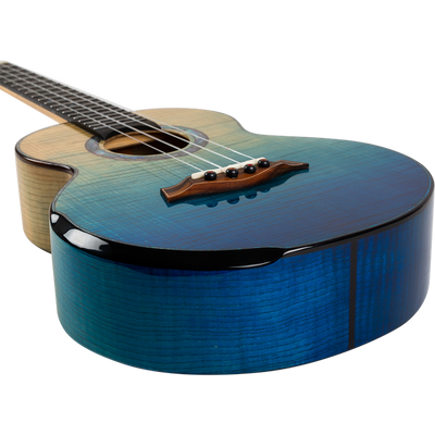 Flight A10FM A10 Volmassief Tenor Ukulele - Geflamde Esdoorn