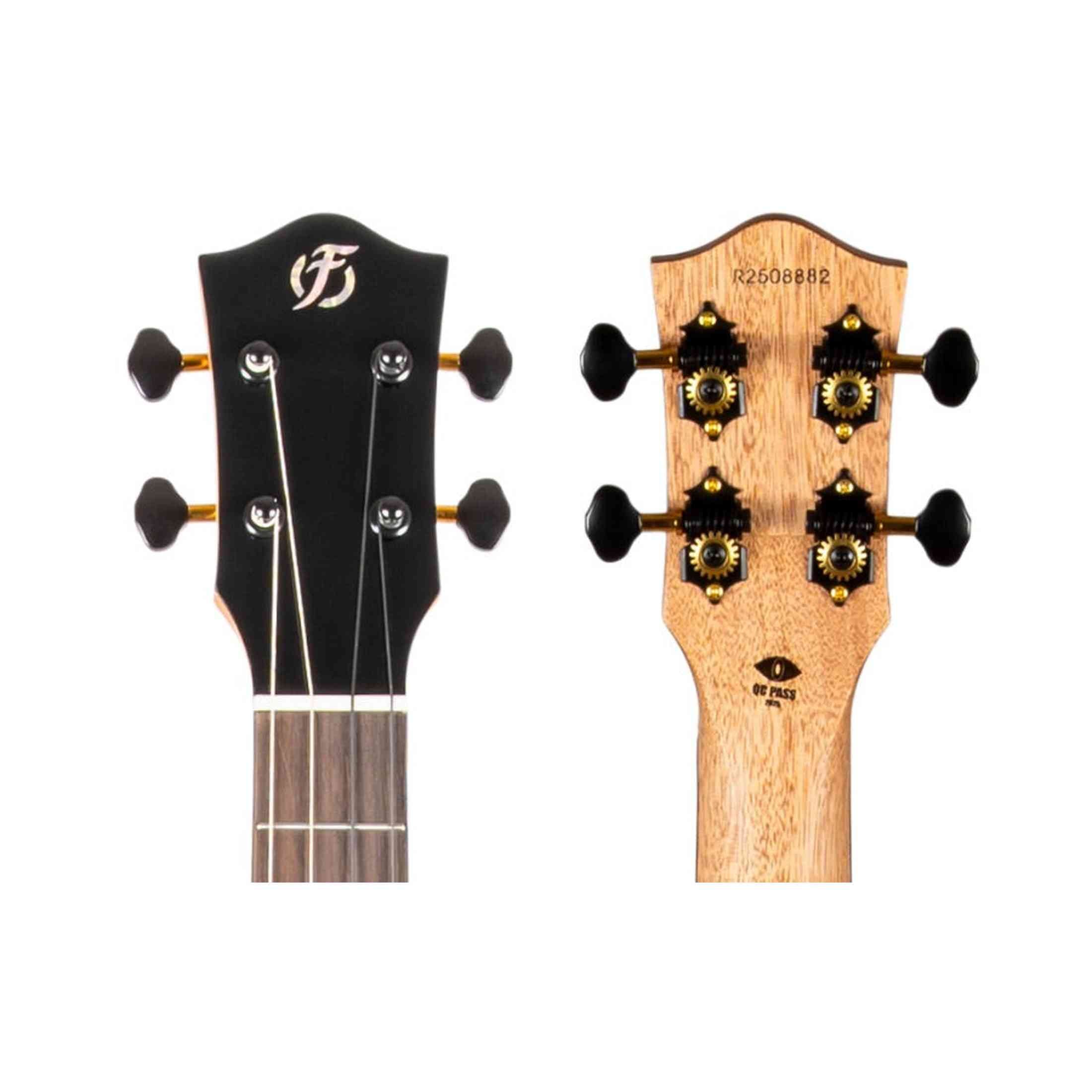 Flight Aviator Galaxy Baritone BR CE All Solid Poplar/Mango Cosmic Brown Elektro Akoestische Ukulele