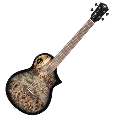 Flight Aviator Galaxy Baritone BR CE All Solid Poplar/Mango Cosmic Brown Elektro Akoestische Ukulele