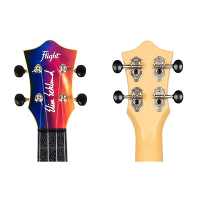 Flight TUS-EE SUNSET Elise Ecklund Signature Soprano Ukulele met Linden Top, ABS Body, Aquila Sugar Snaren en Gigbag