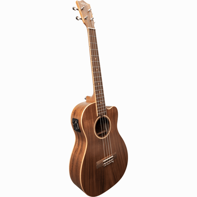 LANIKAI LKUACST-CEB Baritonukelele, Acacia Solid Top-serie, cutaway, voorversterke