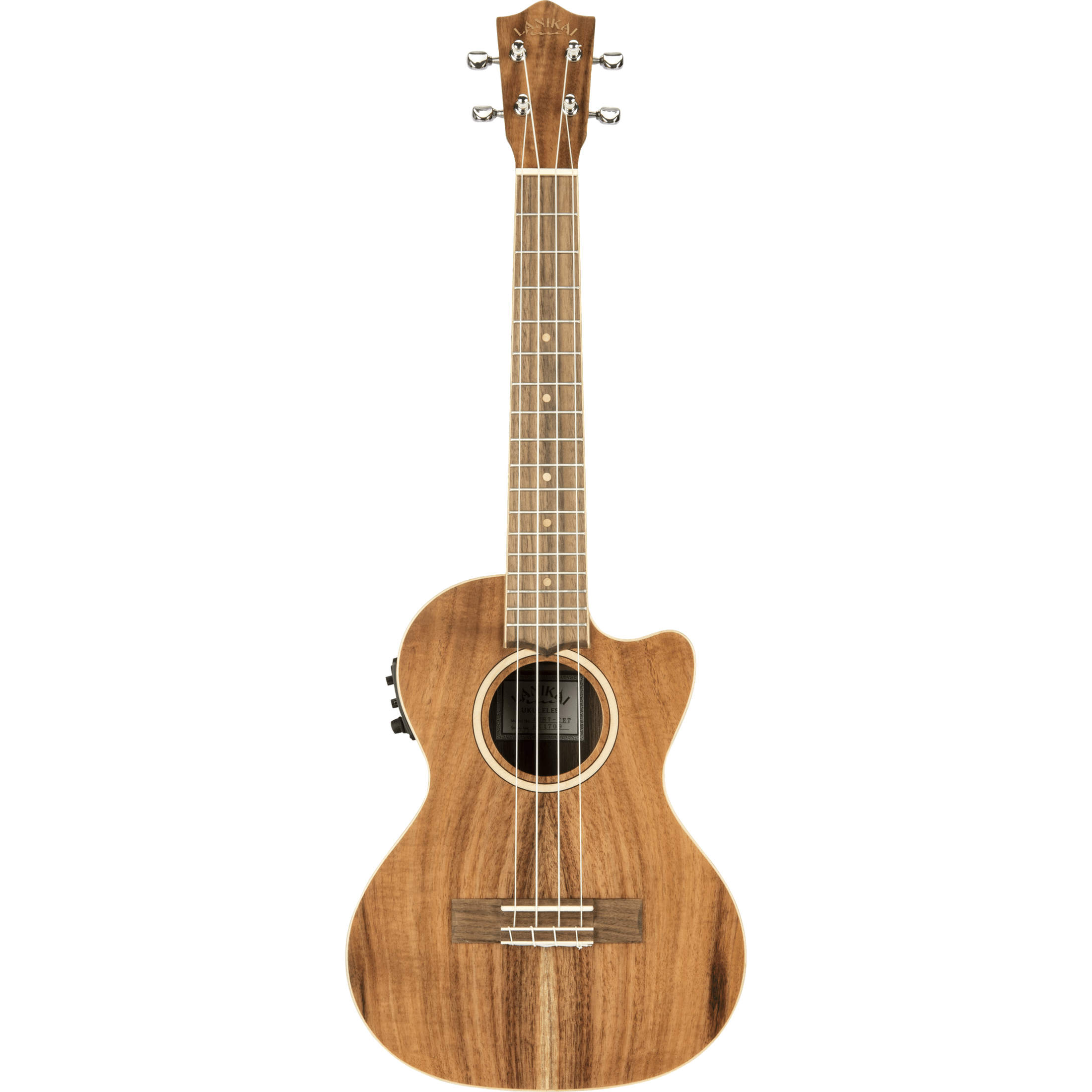 LANIKAI LKUACST-CET Tenorukelele, Acacia Solid Top-serie, cutaway, voorversterker,