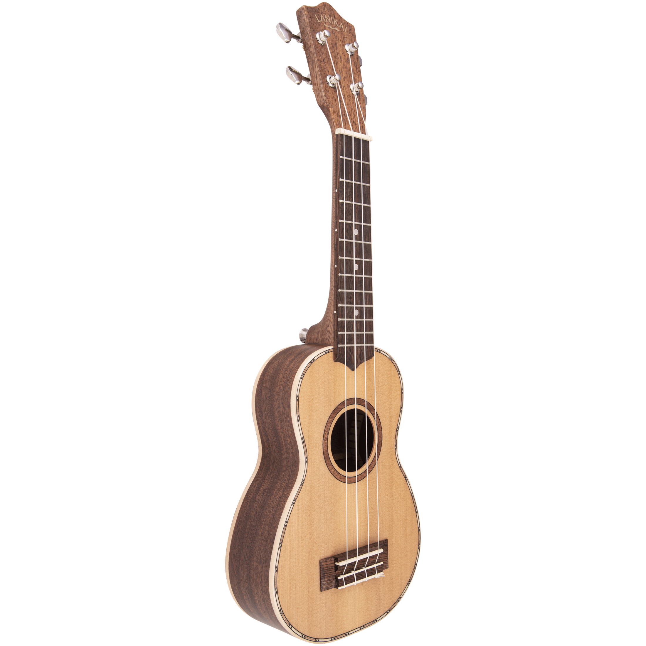 LANIKAI LKUCDSTS Sopraanukelele, Cedar Solid Top Serie, Tas