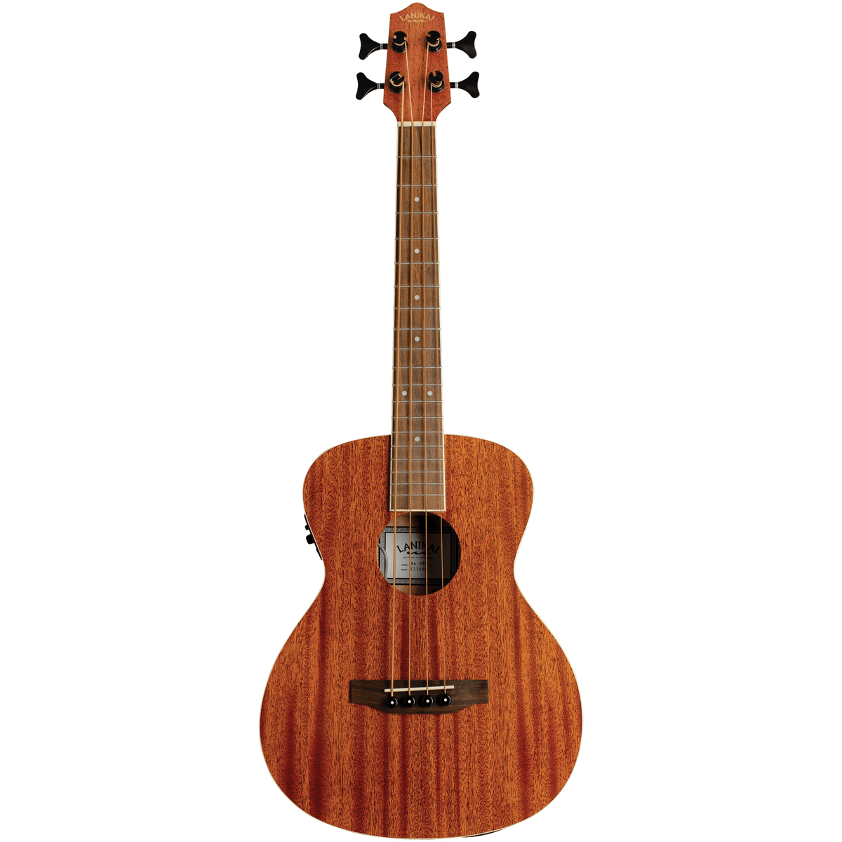 LANIKAI LKUMA-EBU Basukelele, Electric, Mahogany, MA-EBU, Voorversterker, Tas