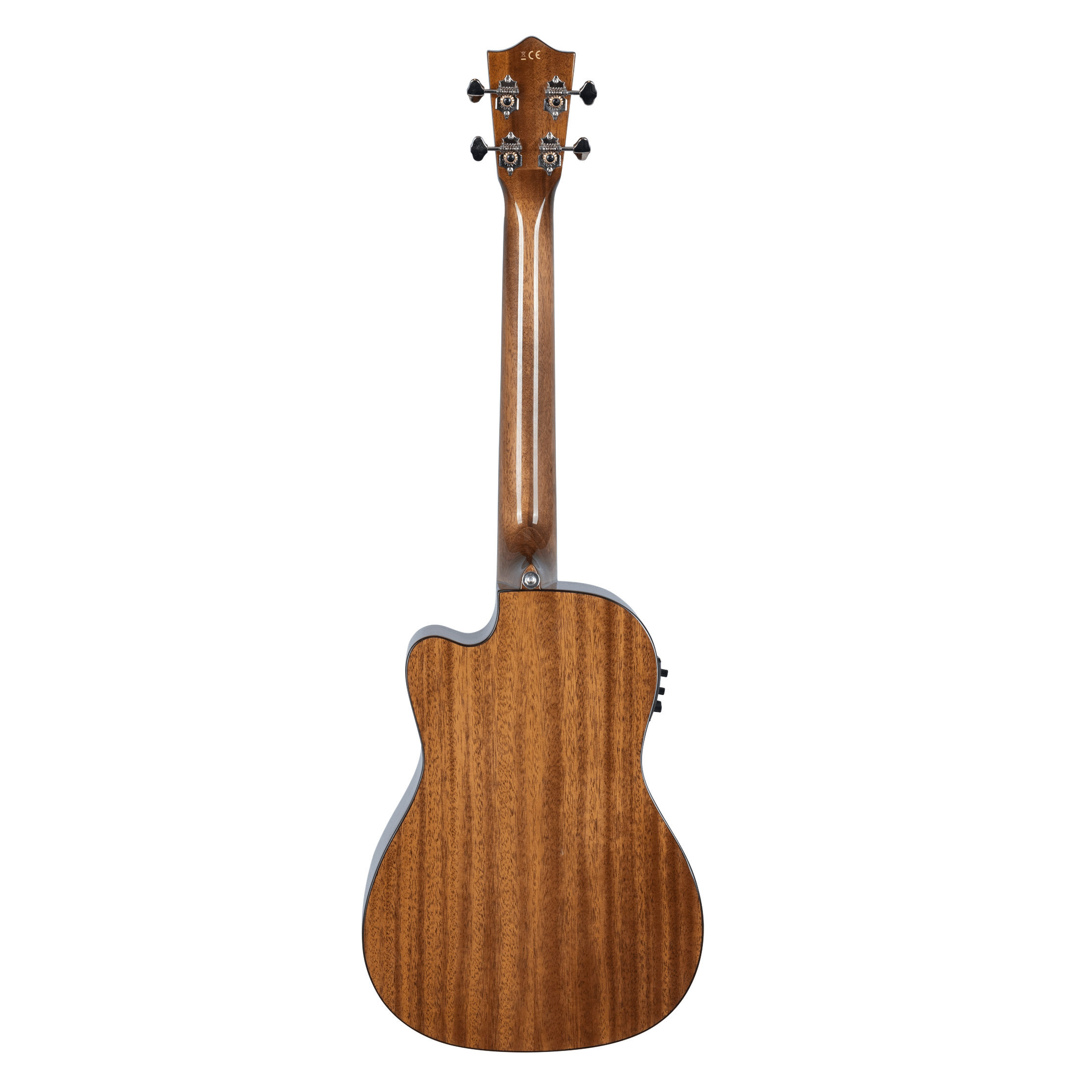 LANIKAI LKUMAS-CEB Baritonukulele,All Solid Mahogany Serie,Cutaway, voorversterke
