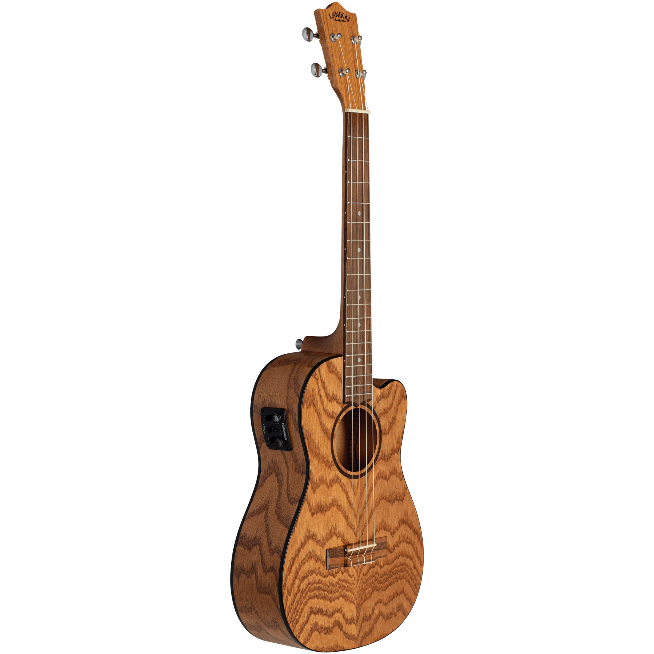 LANIKAI LKUOA-CEB Baritonukelele, Oak, OA-CEB, Voorversterker, Tas