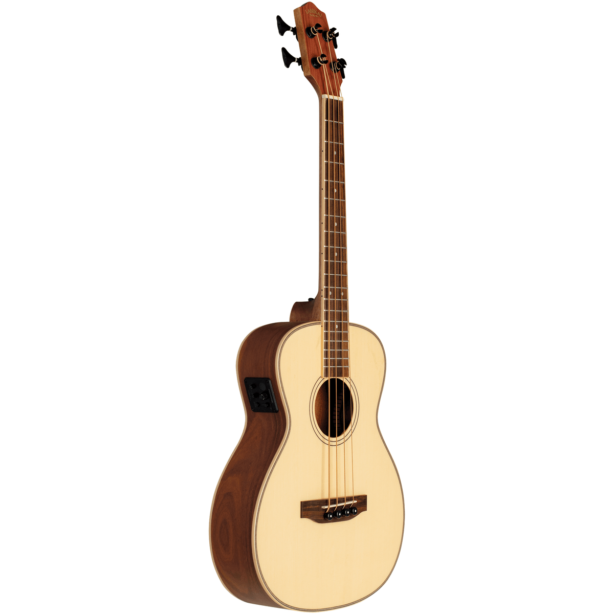 LANIKAI LKUSPST-EBU Basukelele, Electric, Spruce, SPST-EBU, Voorversterker, Tas