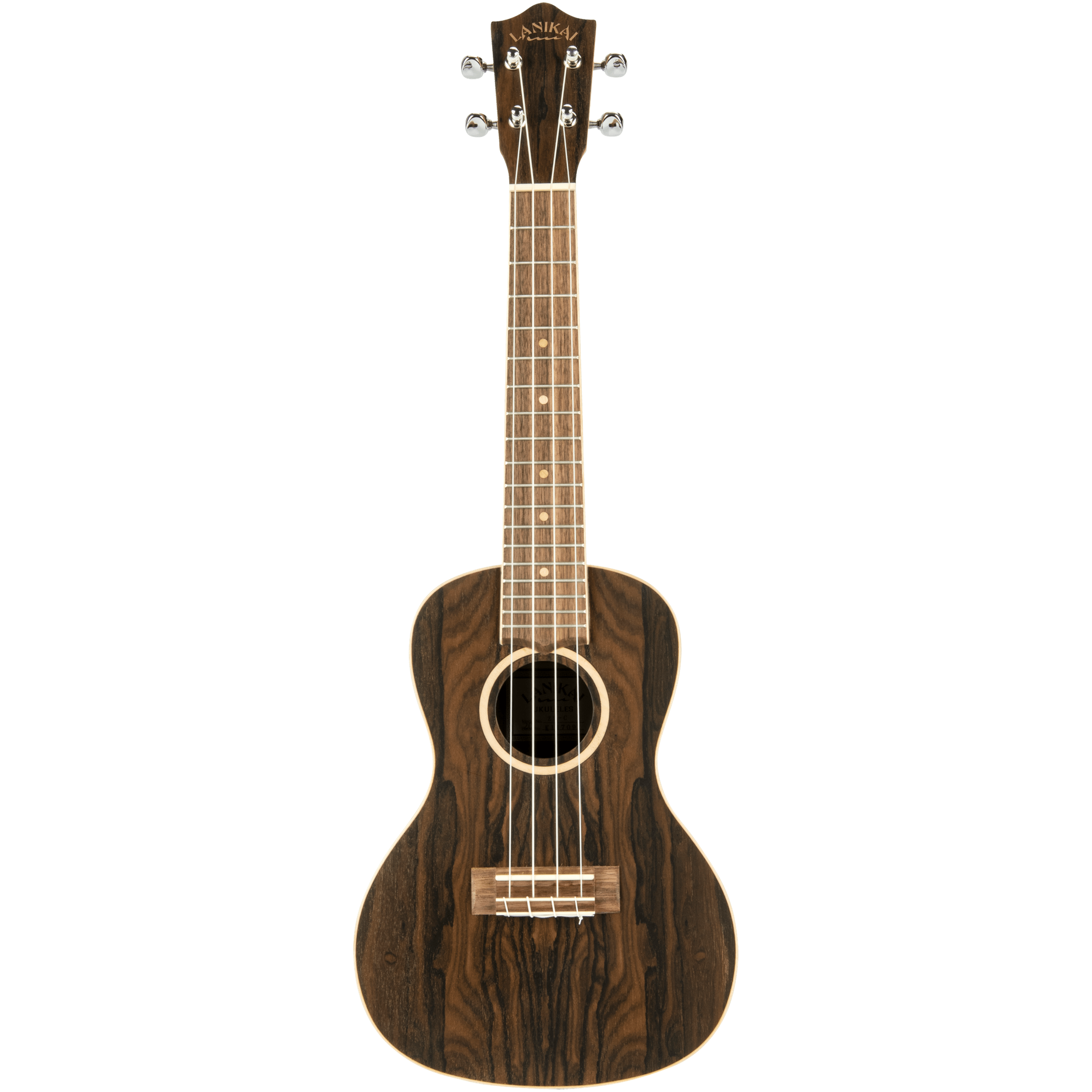 LANIKAI LKUZR-C Concertukelele Ziricote 378 mm met Graph Tech NuBone XB en Tas