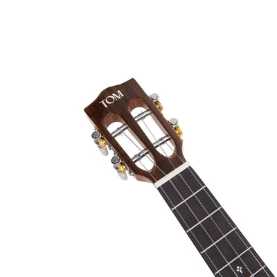 TOM S7E Tenor Ukelele met Massief Sparren Bovenblad en Massief Palissander Inclusief Koffer