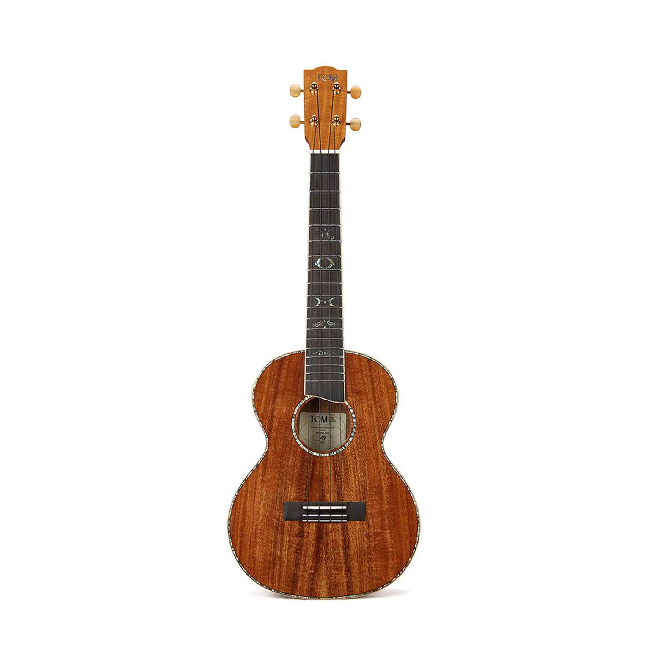 TOM M9E Tenor Ukelele met Massief Acacia en Pickup met effecten Inclusief Koffer