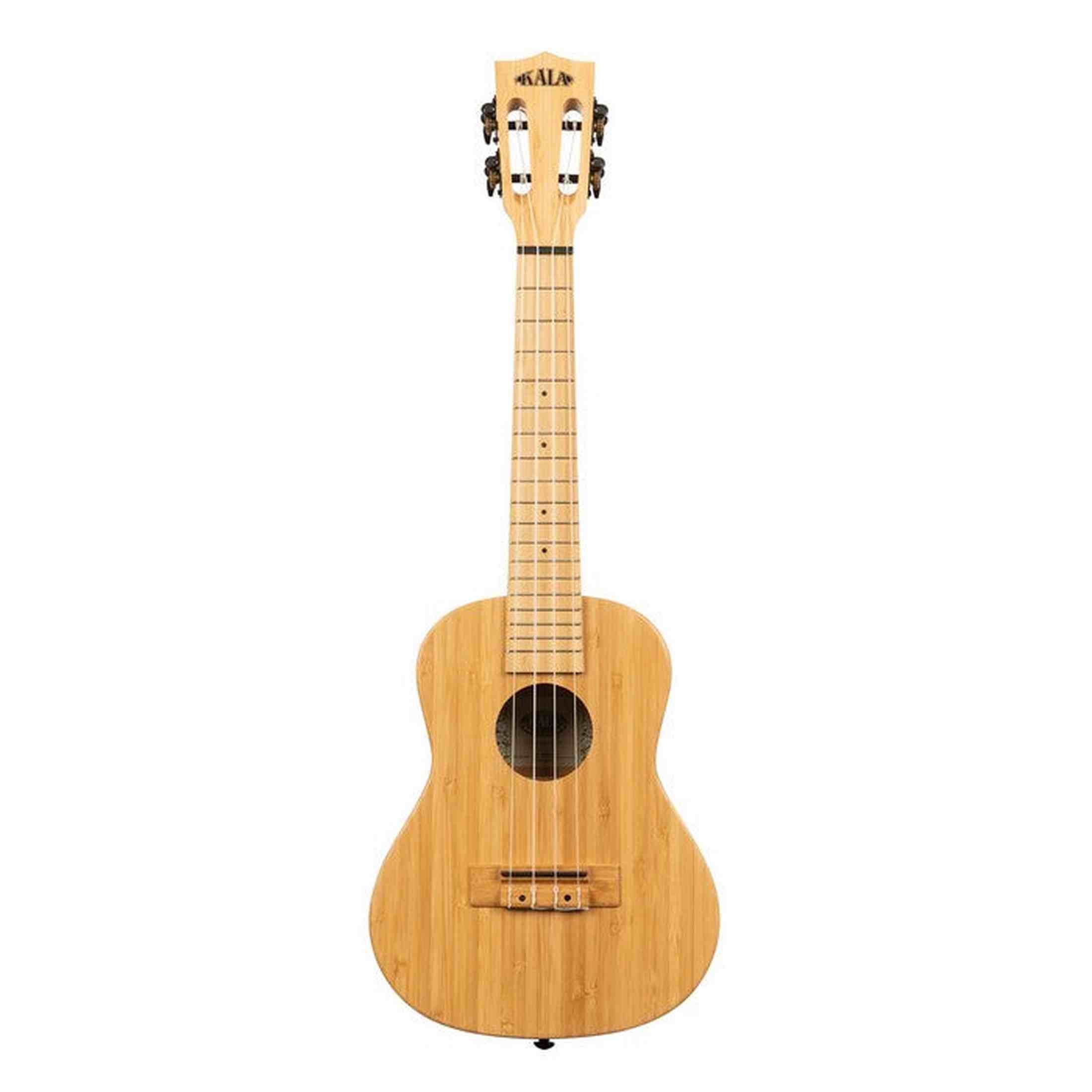 Kala All Solid Bamboo concert ukulele – Massief bamboe, duurzaam, met gigbag